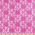thumbnail image 1 of Raschel Lace Fabric 60" Wide Polyester French Floral by the yard (Magenta), 1 of 3