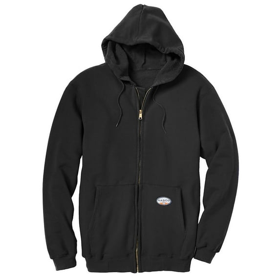 Rasco Fr Mens Rasco FR Full Zip Hoodie L Black