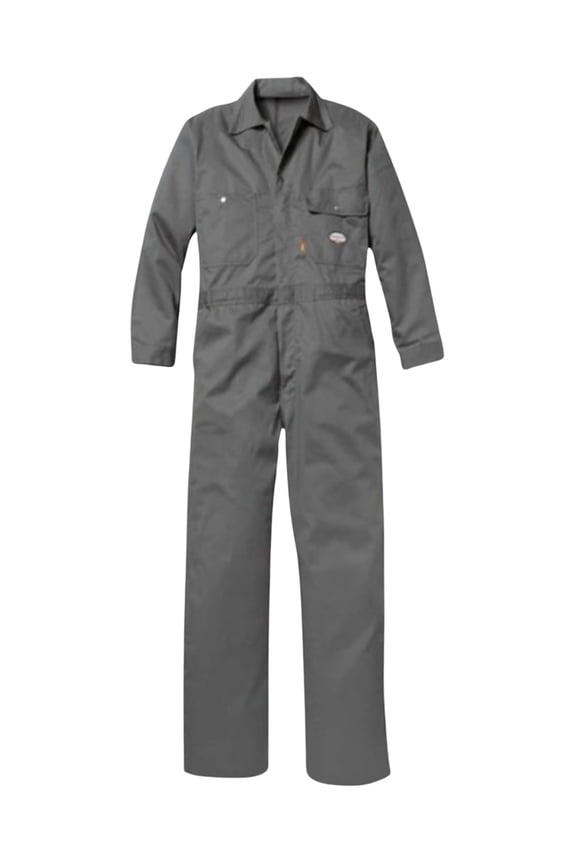 Rasco Men's Fr Twill Work Coveralls Big Grey 50 REG