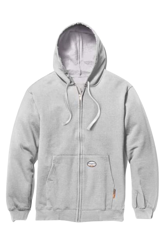 Rasco Men's Men'S Fr Zip Up Hoodie Big Grey 3X