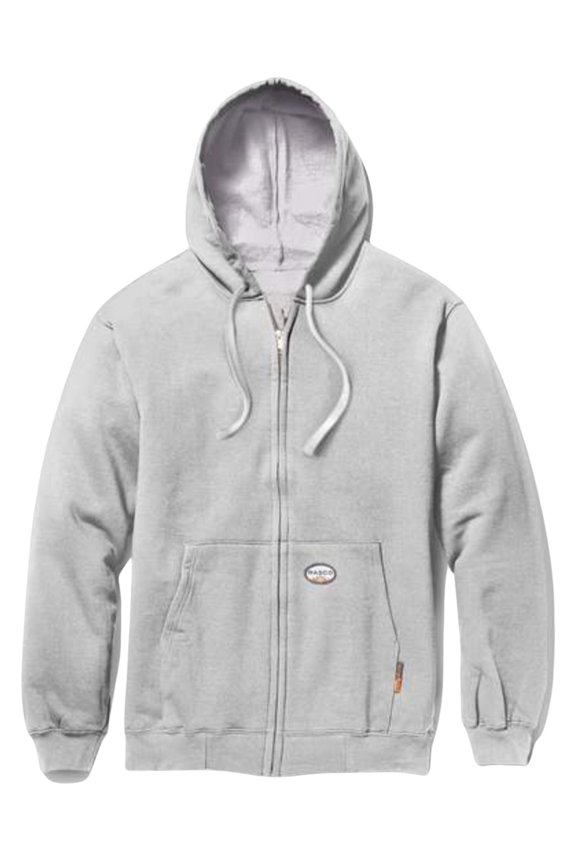 Rasco Men's Men'S Fr Zip Up Hoodie Grey Medium