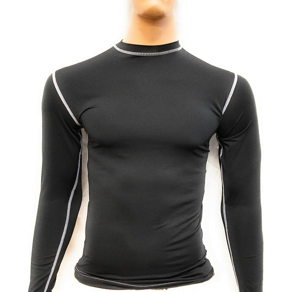Rash Guard Color Black Full Sleeve Size 2XL NO Logo Sparring Fitness Rash Guards Grappling, Kickboxing Rash Guards, Fighting, Muay Thai Training Rash Guard