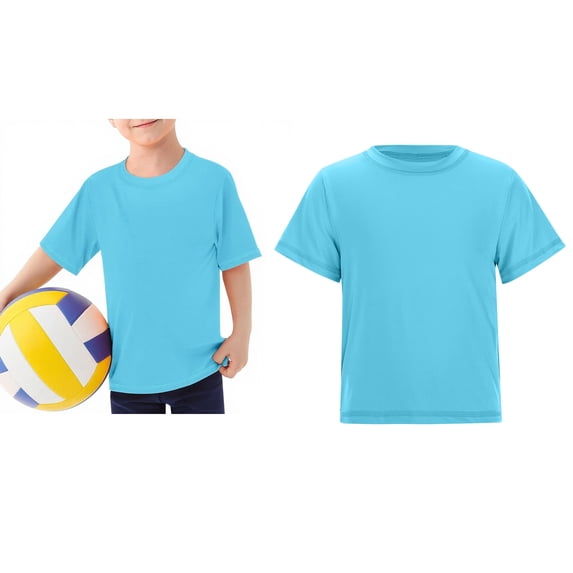 Rash Guard Swim Shirts for Boys Long Sleeve Sun Shirt Quick Dry Girls Athletic Shirts 5-6 Years