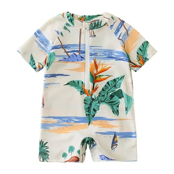 Rash Guard for Boys Baby Boys UPF 50+ Sun Protection One Piece Rashguard Swimsuit