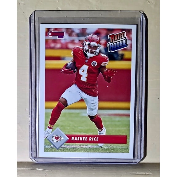 Rashee Rice 2023 Panini NFL Rated Rookie Retro #23 Card Kansas City Chiefs 1/629