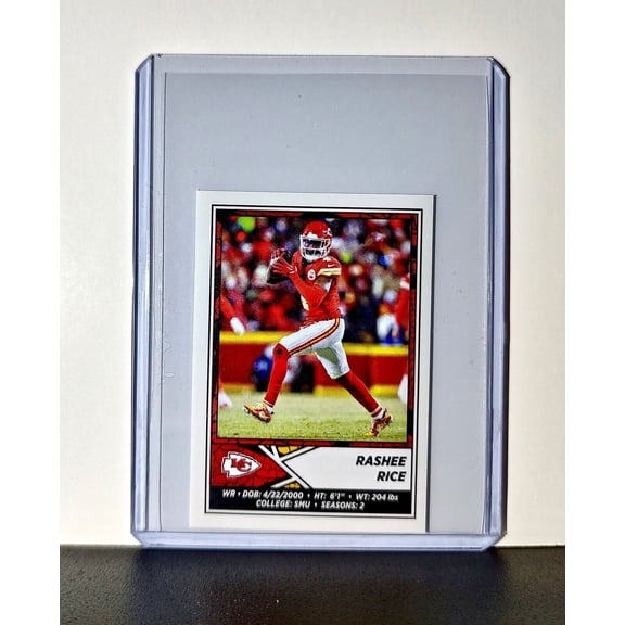 Rashee Rice 2024 Panini NFL Sticker #254 Kansas City Chiefs