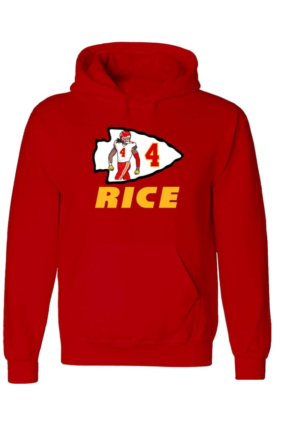 Rashee Rice Chiefs Logo Touchdown Hooded Sweatshirt Hoodie