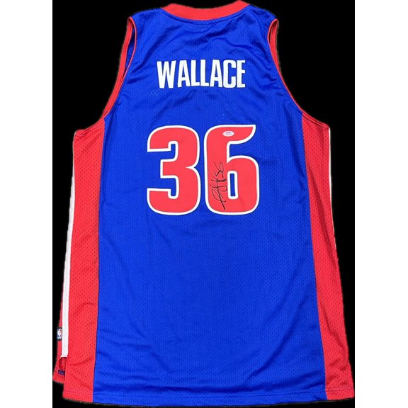 Rasheed Wallace Signed Jersey PSA Detroit Pistons Autographed