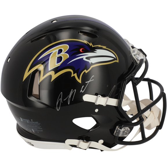 Rashod Bateman Baltimore Ravens Autographed Riddell Speed Authentic Helmet - Fanatics Authentic Certified
