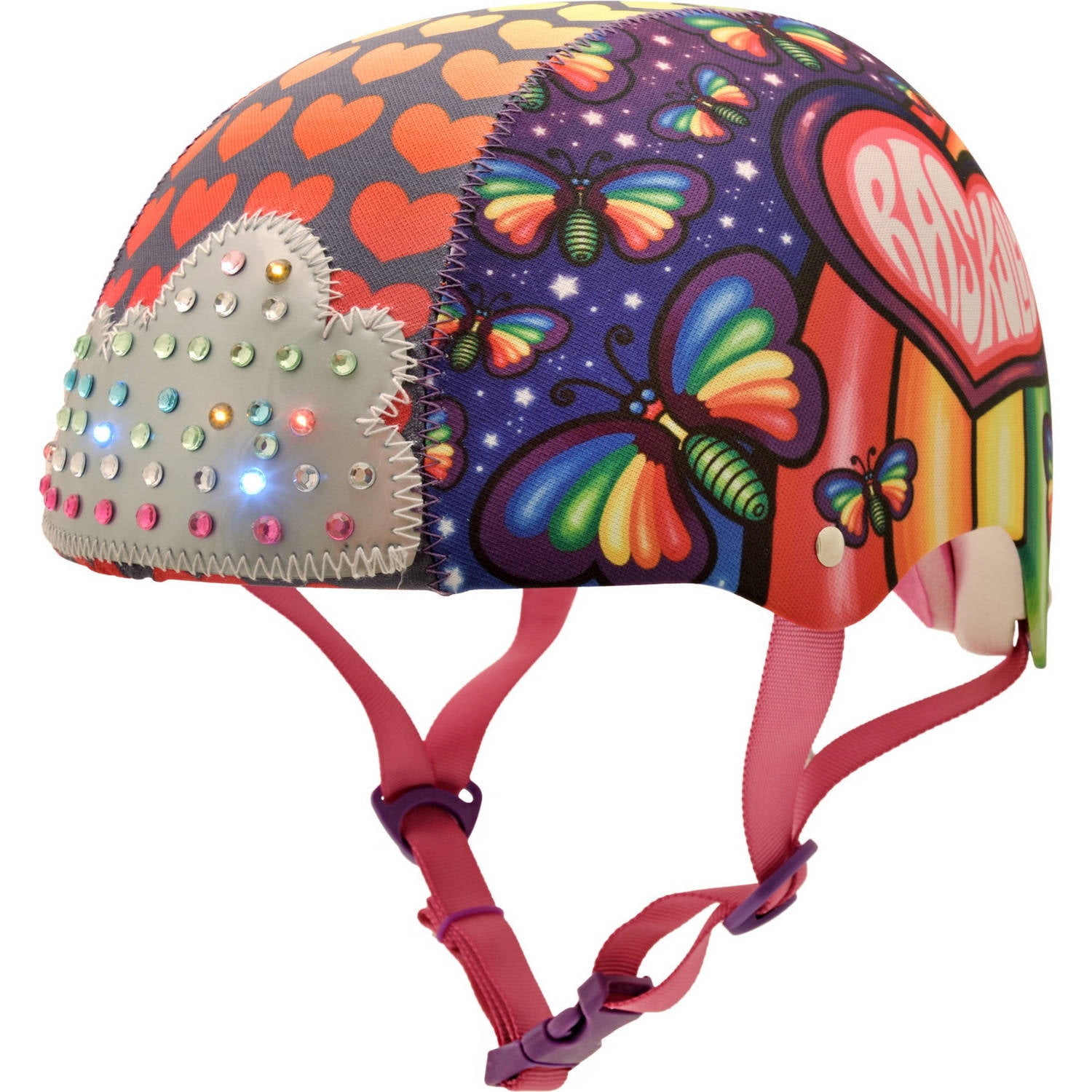Raskullz Rainbow Flies Multisport Helmet with LED Lights Child 5 50 54cm Walmart