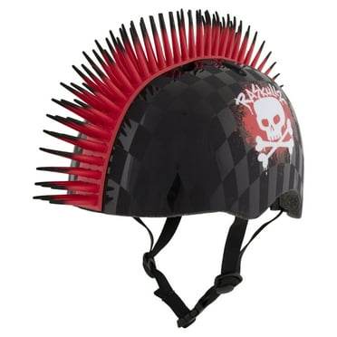 Raskullz Hawk Mohawk Black Bike Helmet, Child 5+ (50-54cm) - Walmart.com