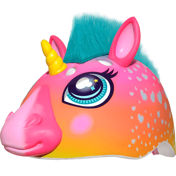 Raskullz Super Rainbow Unicorn Hair Helmet, Child 5+ (50-54cm)