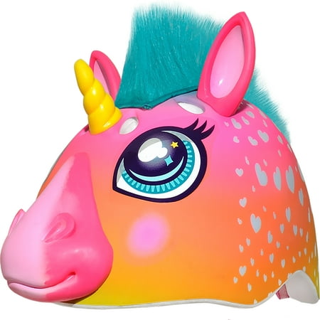 Raskullz Super Rainbow Unicorn Hair Bike Helmet, Child 5+ (50-54cm)