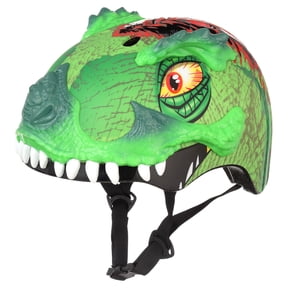 Raskullz T-Rex Awesome Green Helmet, Child 5+ (50-54cm)