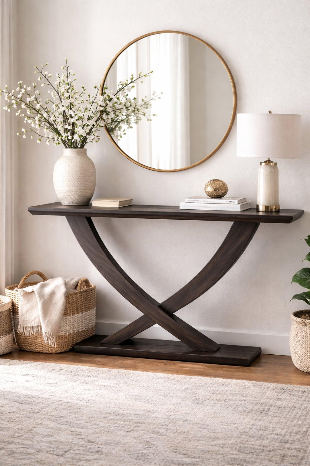 Rasmus Console Table - Black Charcoal