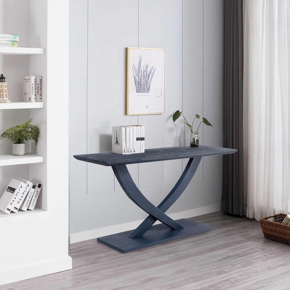 Rasmus Console Table - Navy Blue