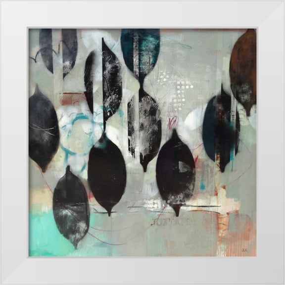 Rasmusson, Jennifer 20x20 White Modern Wood Framed Museum Art Print Titled - Mindful Grey