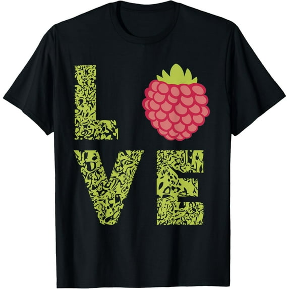 Raspberry Fruit Raspberries Leopard Love Raspberry T-Shirt