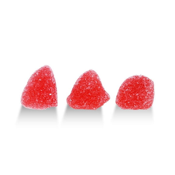 Raspberry Gum Drops Gelehallon (3.500 Lbs)