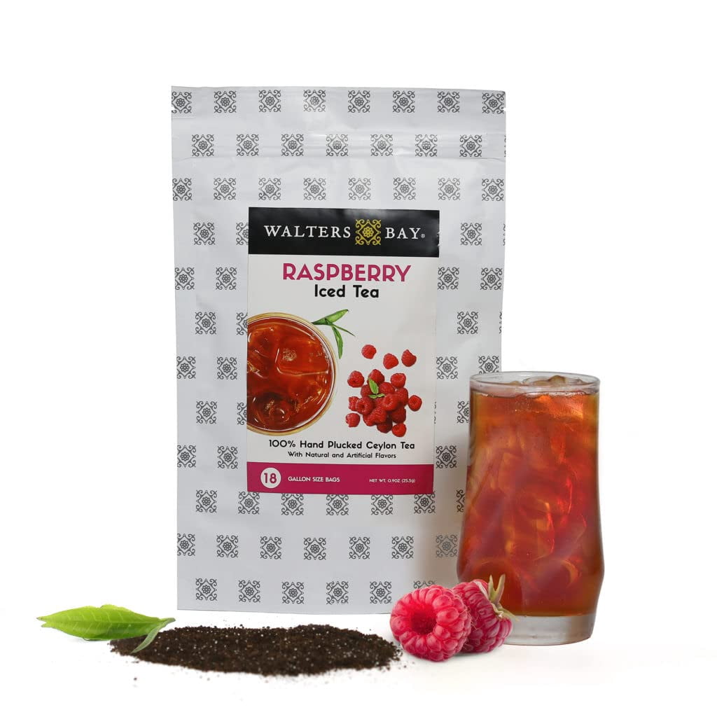 Raspberry Iced Tea, 18 Count, Gallon Sized Tea Bags, Wholesale Ceylon ...