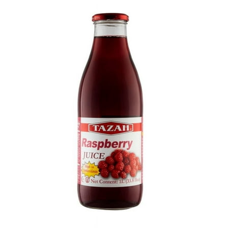 Raspberry Juice Net 33.8 fl.oz (1 Ltr.) - One Glass Bottle - High in Antioxidants