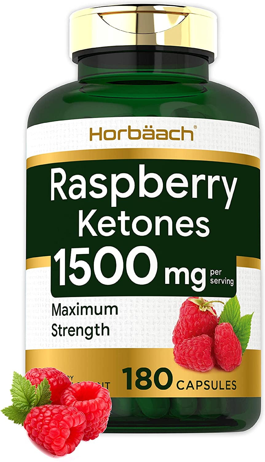 Raspberry Ketones 500mg 180 Capsules by Horbaach