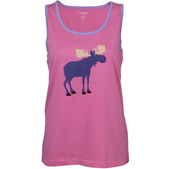 Raspberry Moose Women's Pajama Tank Top - Small