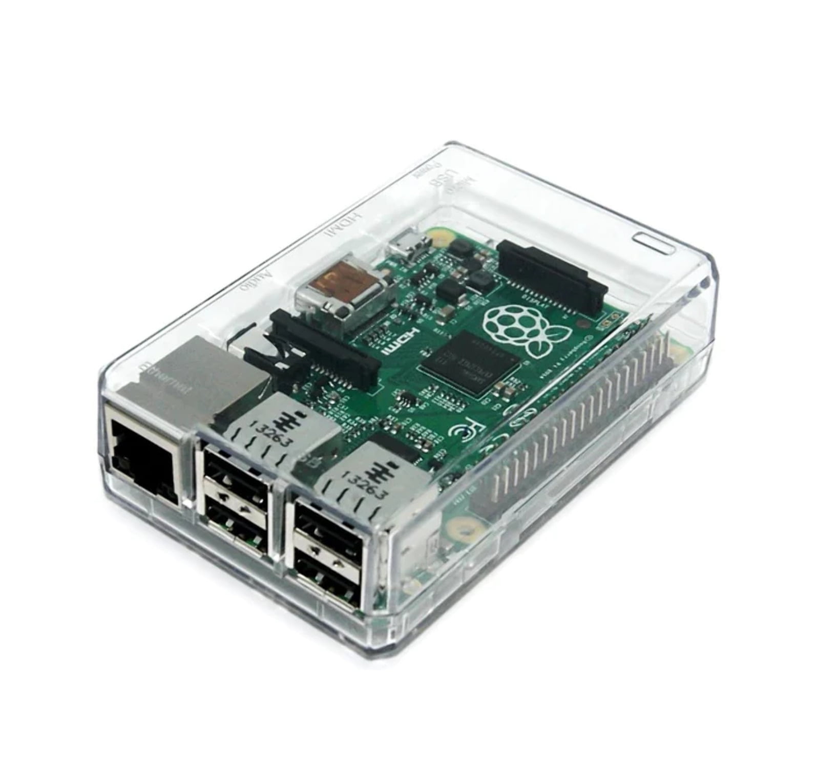 Raspberry Pi 2, 3, 3B+ Closed Case, Clear - Walmart.com