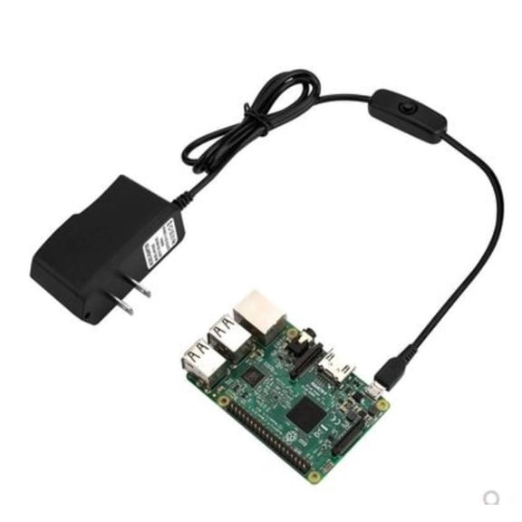 Raspberry Pi 2-3, 5V 3 Amp Micro USB Switch Mode Power Supply Adapter