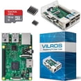 thumbnail image 1 of Raspberry Pi 3 Barebones Kit - Includes Raspberry PI 3 - Sandisk 16GB Micro SD Card - Clear Case - Heatsink, 1 of 6