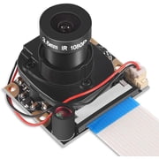 for Raspberry Pi 4 B 3 B+ Camera Module Automatic IR-Cut Switching Day/Night Vision Video Module Adjustable Focus 5MP OV5647 Sensor 1080p HD Webcam for Raspberry Pi 2/3 Model B Model A A+