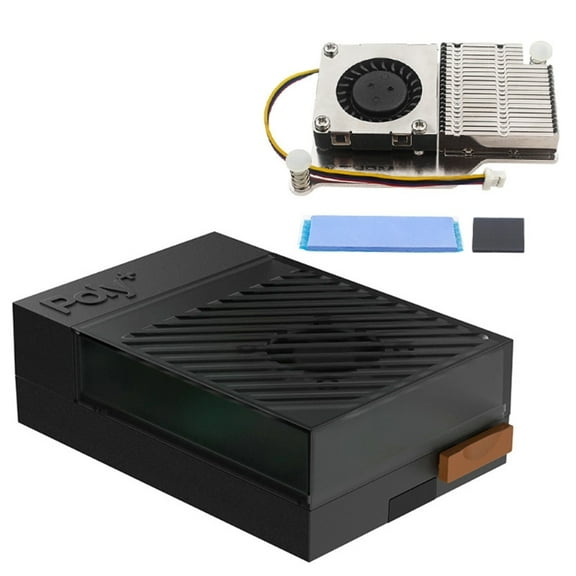 Raspberry Pi 5 Case with Active Cooling System Compact Designs Easy Installation ABS Raspberry Pi 5 Case for Argon