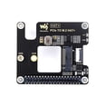 thumbnail image 1 of For Raspberry Pi 5 PCIe to M.2 Adapter, Supports NVMe Protocol M.2 Solid State Drive, High-Speed Reading/Writing, HAT + Standard, Compatible with M.2 Drives in 2230/2242 Size, Gen2 and Gen3 Modes, 1 of 10