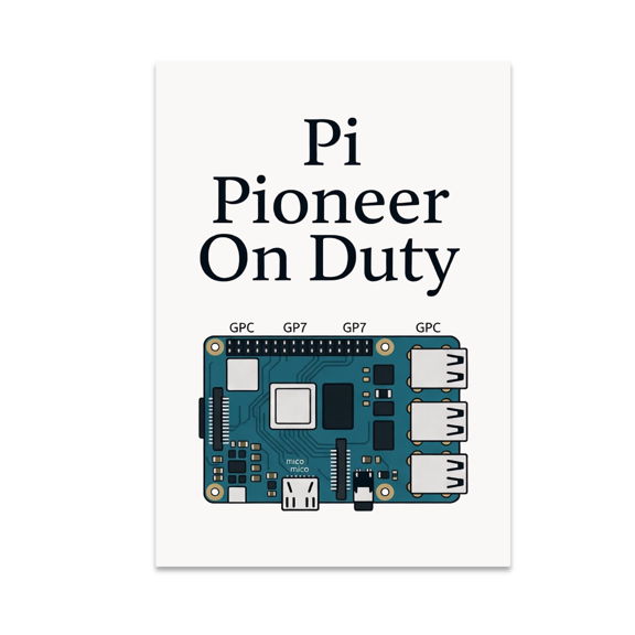 Raspberry Pi Art Print - Tech Enthusiast - 13x19 Poster Print