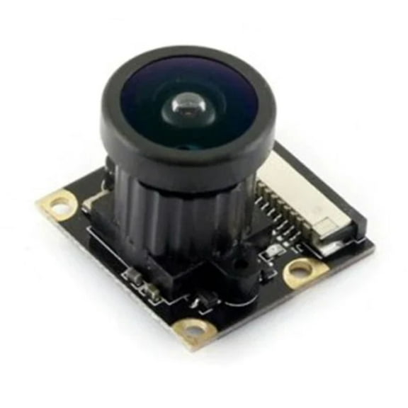 Raspberry Pi Camera (J) with Fisheye Lens, Wider Field of View 5 MP Camera