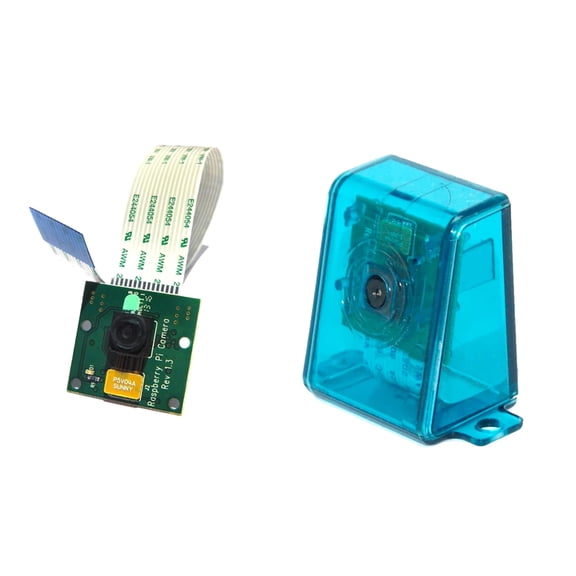 Raspberry Pi Camera with Protective Case - Blue
