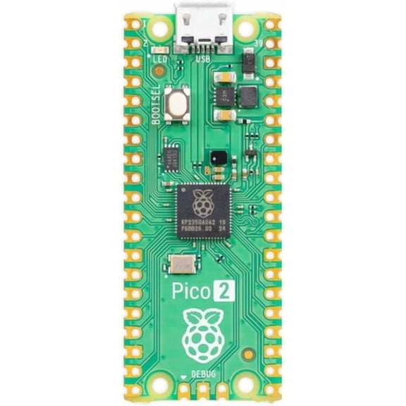 Raspberry Pi Pico 2 Microcontroller Board Rp2350 Dual-Core 150 Mhz Sc1631