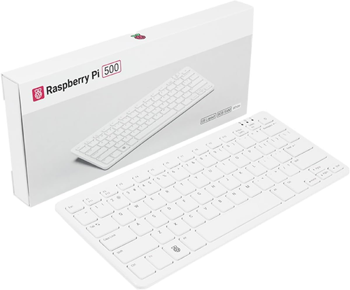 Raspberry Pi5 Raspberry Pi 500 Keyboard Computer - 8GB RAM, Dual 4K ...