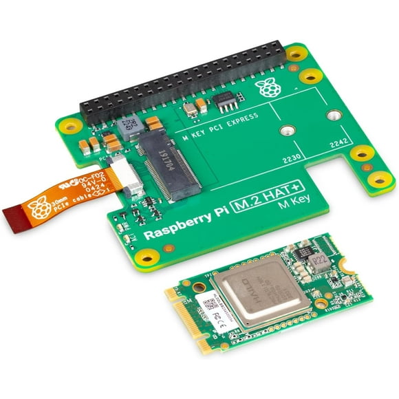 Raspberry Pi SC1438 Raspberry Pi AI Kit, Hailo 8L AI Accelerator for Raspberry Pi 5 Board
