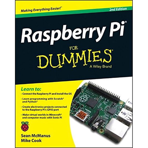 Pre-Owned Raspberry Pi for Dummies® (Paperback) 9781118904916