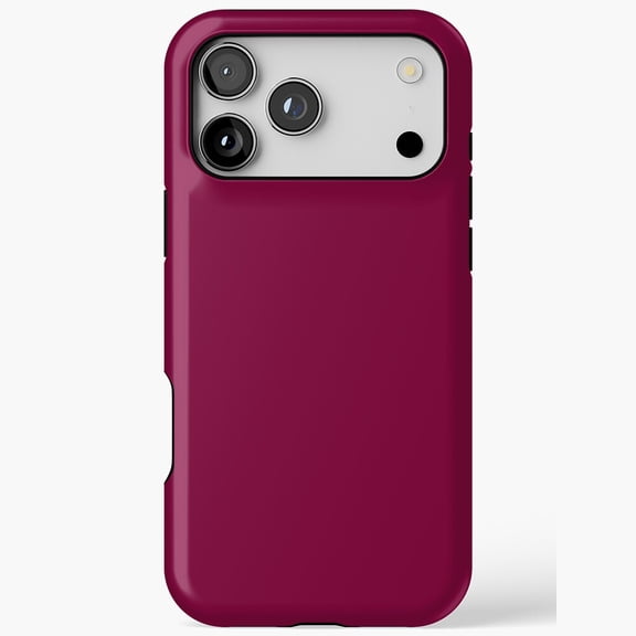Raspberry Plain Background Solid Color Phone Case 17 16 15 14 13 12 11 Pro Max