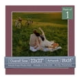 thumbnail image 1 of Raspberry Red Picture Frame Mat for 22x22 Frames - Fits 18x18 Photos - 1 Mat, 1 of 7