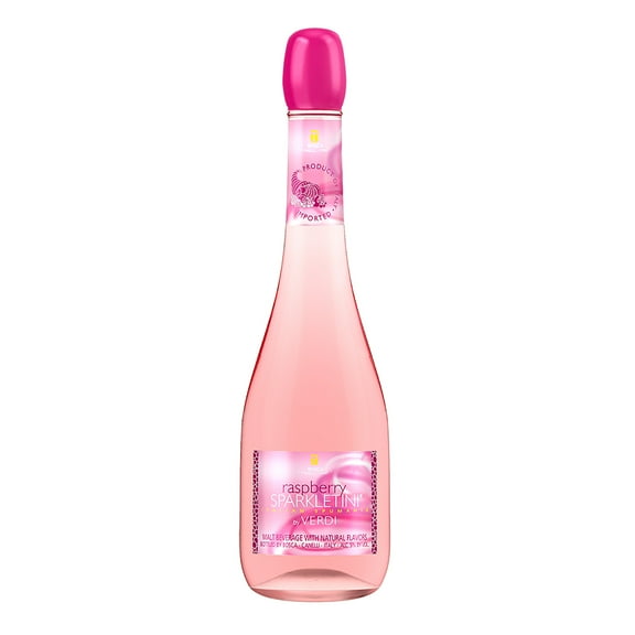 Raspberry Sparkletini by Verdi Italian Spumante, Sparkling Wine, Italy, 750 ml Glass Bottle, 5% ABV