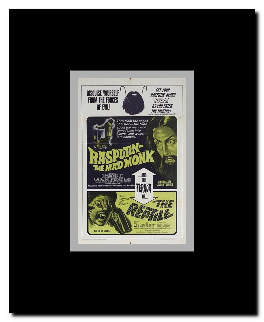 Rasputin - The Mad Monk Framed Movie Poster