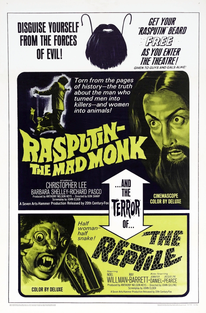 Rasputin-The Mad Monk The Reptile U Canvas Art - (24 x 36)