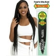 thumbnail image 1 of RastAfri Freed’m Silky Pre-Stretched Braiding Hair 100% Kanekalon -T1B/30 1B Off Black with Light Auburn, 1 of 3