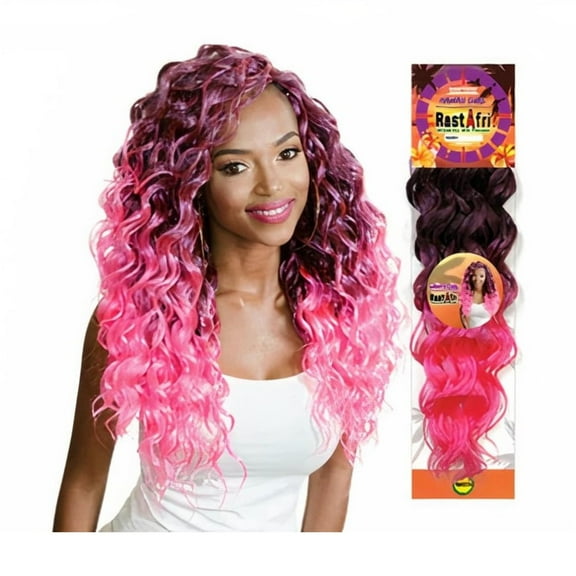 RastAfri Hawaii Curl Kanekalon and Toyokalon Crochet