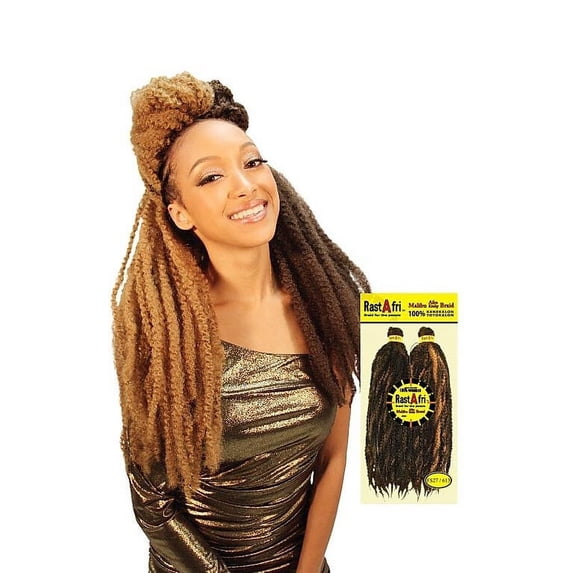 RastAfri Malibu Afro Kinky 19" 2PACK, COLOR HM42730