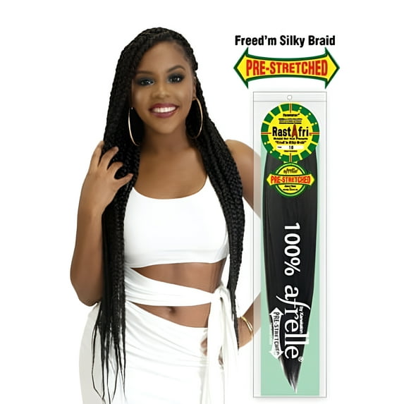 RastAfri Pre-Stretched Silky Braiding Hair, 5-PACK, BT30/27