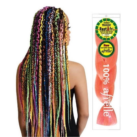 RastAfri Silky Braiding Hair 2 Packs, Color 10